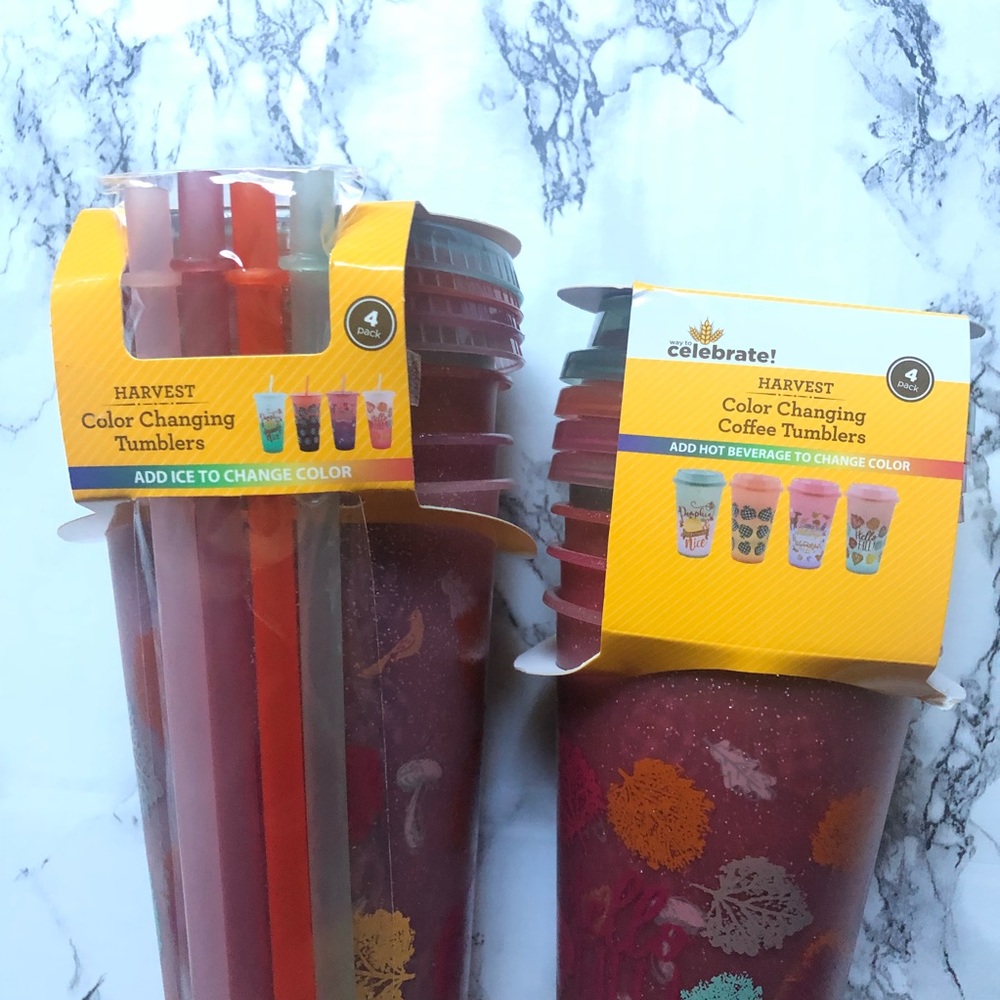 Harvest Color Changing Tumblers NEW - Picture 6 of 8